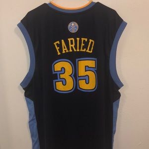 NWT Denver Nuggets Jersey Kenneth Faried NBA Size Men's XL